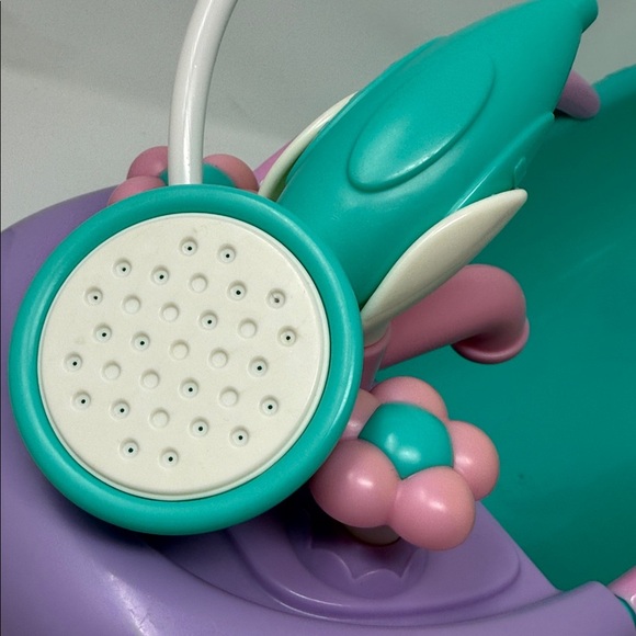 Colorful Baby Doll Bathtub with Shower Head 18x7” Kid’s Toy - Picture 3 of 7